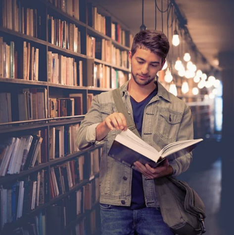 étudiant livre